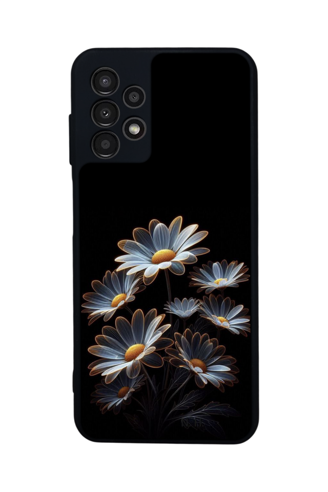 Samsung Galaxy A23 Uyumlu Cicek Tasarımlı Glossy Premium Kılıf