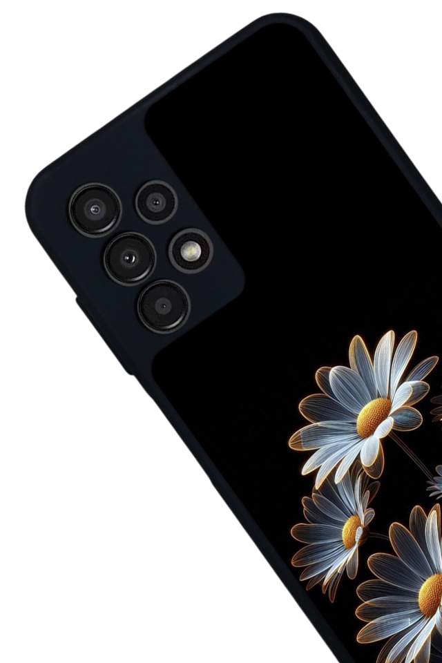 Samsung Galaxy A23 Uyumlu Cicek Tasarımlı Glossy Premium Kılıf