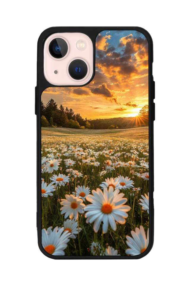 iPhone 14 Plus Uyumlu Cicek Tasarımlı Glossy Premium Kılıf