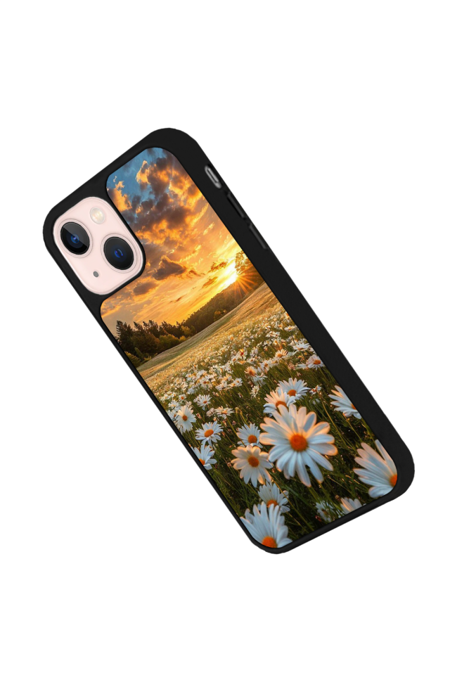 iPhone 14 Plus Uyumlu Cicek Tasarımlı Glossy Premium Kılıf