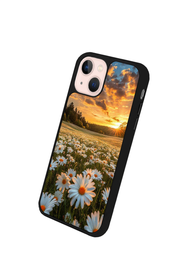 iPhone 14 Plus Uyumlu Cicek Tasarımlı Glossy Premium Kılıf