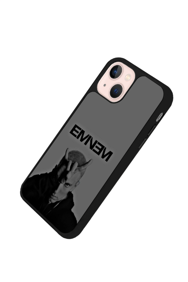 iPhone 15 Plus Uyumlu Eminem Tasarımlı Glossy Premium Kılıf