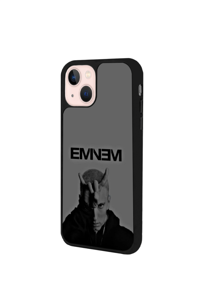 iPhone 15 Plus Uyumlu Eminem Tasarımlı Glossy Premium Kılıf
