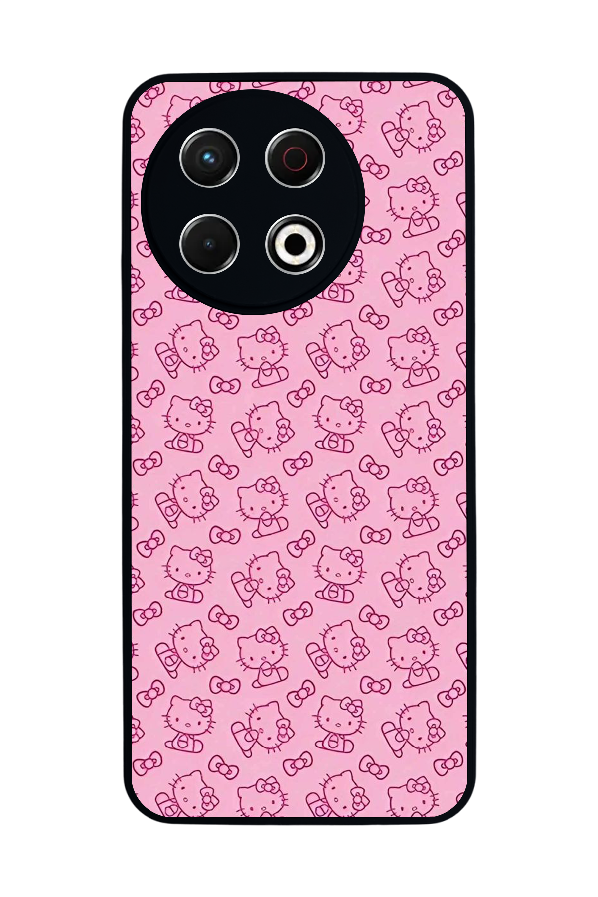 Tecno Spark 30 Pro Uyumlu HelloKitty Tasarımlı Glossy Premium Kılıf