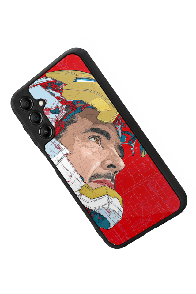 Samsung Galaxy A14 Uyumlu Iron Man ( Demir Adam ) Tasarımlı Glossy Premium Kılıf