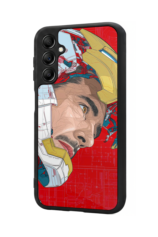 Samsung Galaxy A14 Uyumlu Iron Man ( Demir Adam ) Tasarımlı Glossy Premium Kılıf