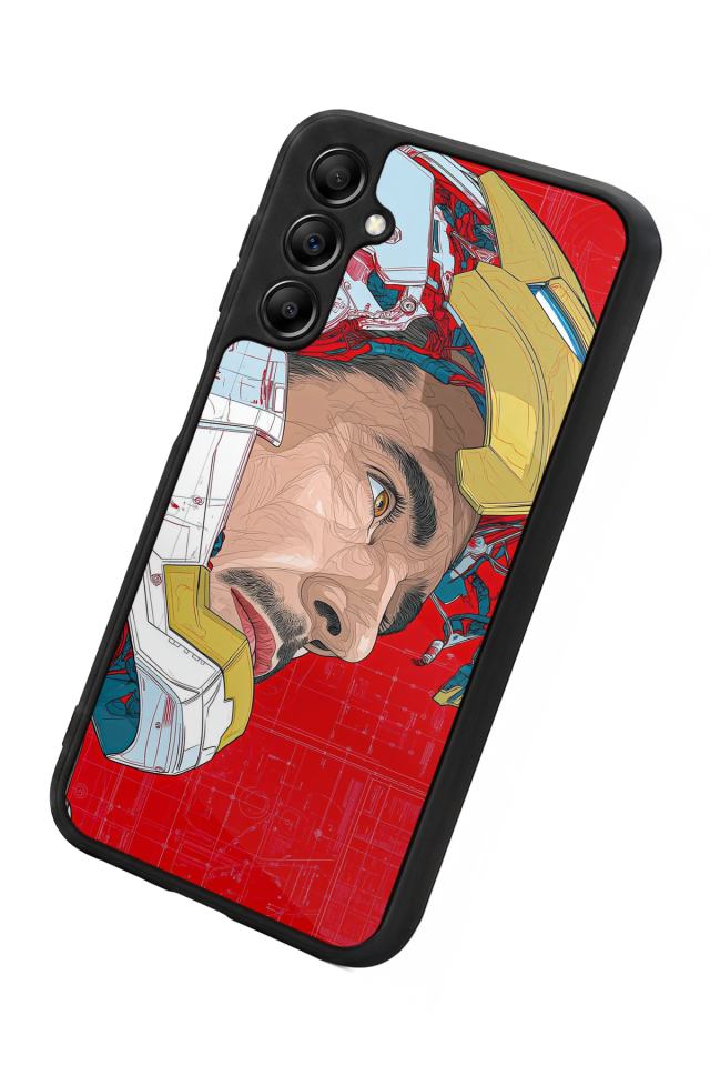 Samsung Galaxy A14 Uyumlu Iron Man ( Demir Adam ) Tasarımlı Glossy Premium Kılıf