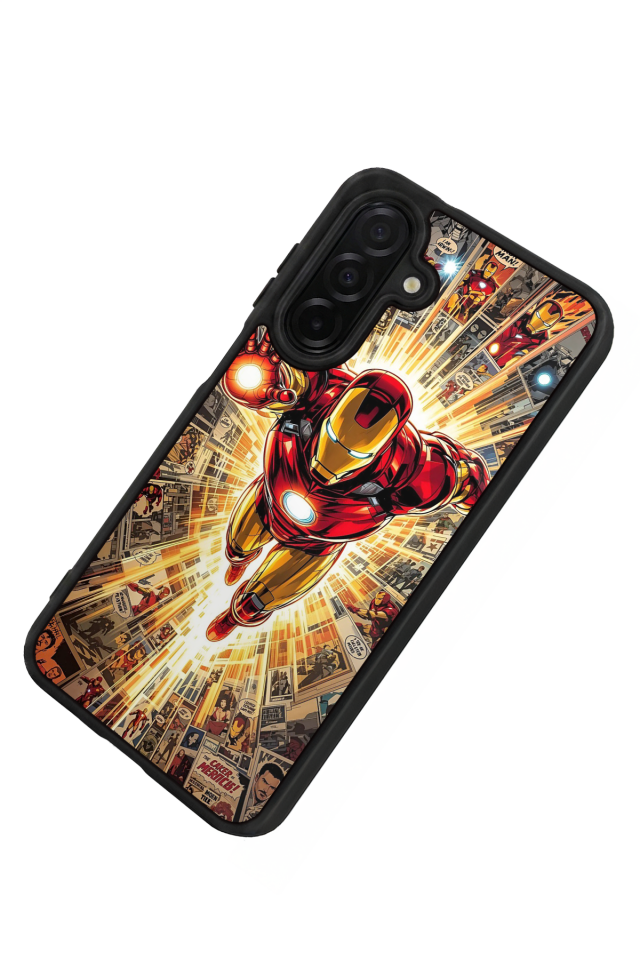 Samsung Galaxy A56 Uyumlu  Iron Man ( Demir Adam ) Tasarımlı Glossy Premium Kılıf