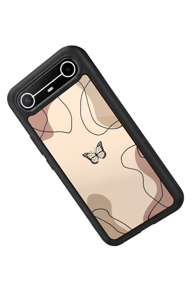 Tecno Spark Slim 5G Uyumlu Kelebek Tasarımlı Glossy Premium Kılıf
