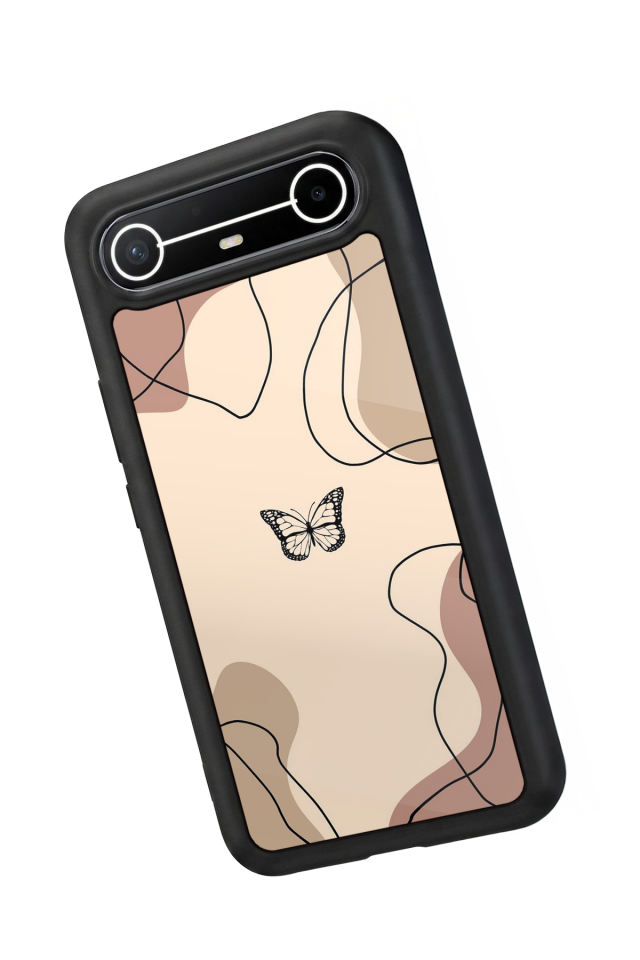 Tecno Spark Slim 5G Uyumlu Kelebek Tasarımlı Glossy Premium Kılıf