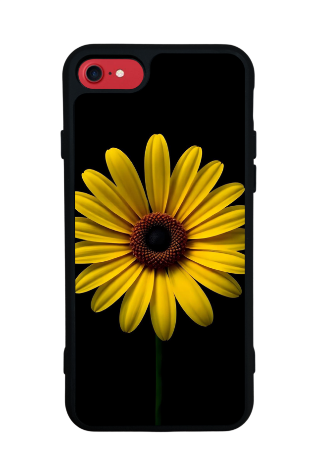 iPhone 7 Uyumlu Papatya Tasarımlı Glossy Premium Kılıf