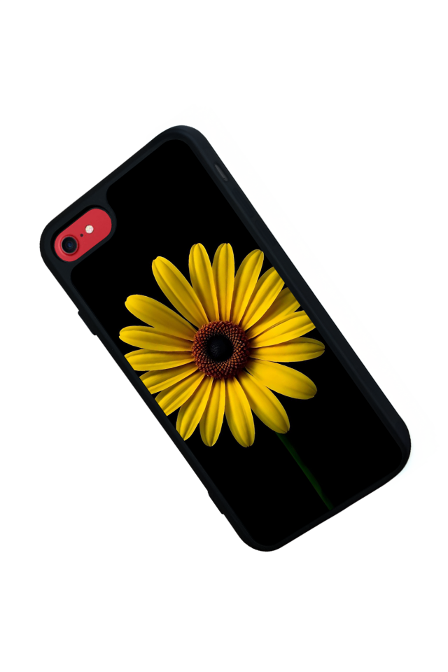 iPhone 7 Uyumlu Papatya Tasarımlı Glossy Premium Kılıf