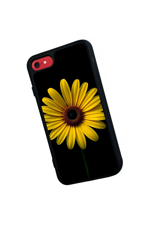 iPhone 7 Uyumlu Papatya Tasarımlı Glossy Premium Kılıf