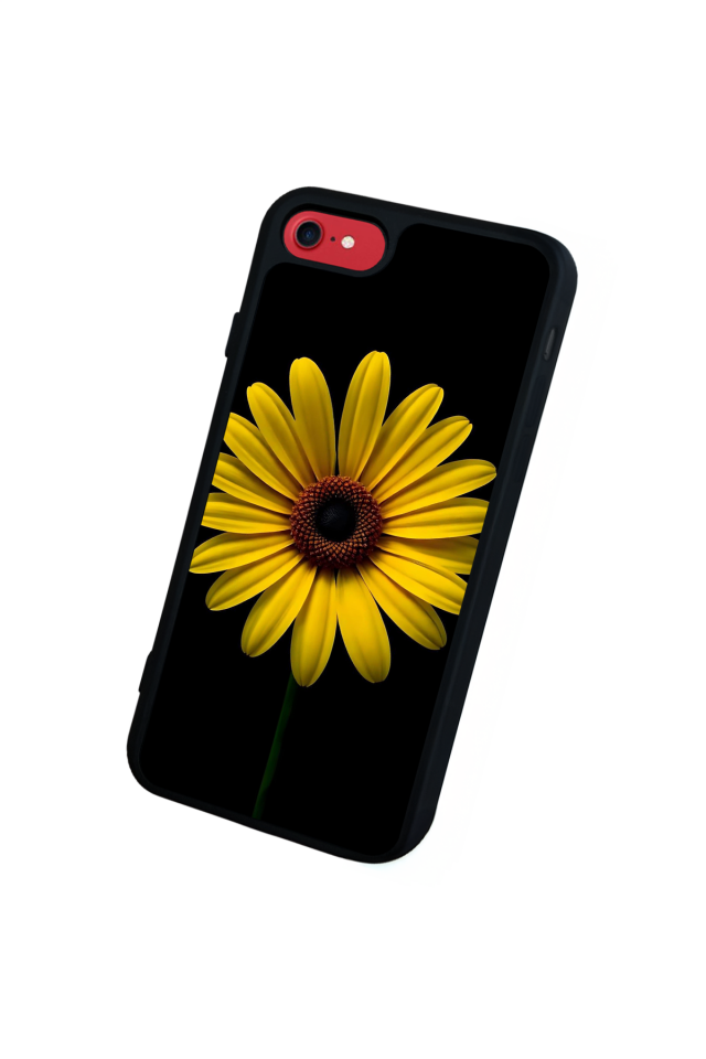 iPhone 7 Uyumlu Papatya Tasarımlı Glossy Premium Kılıf