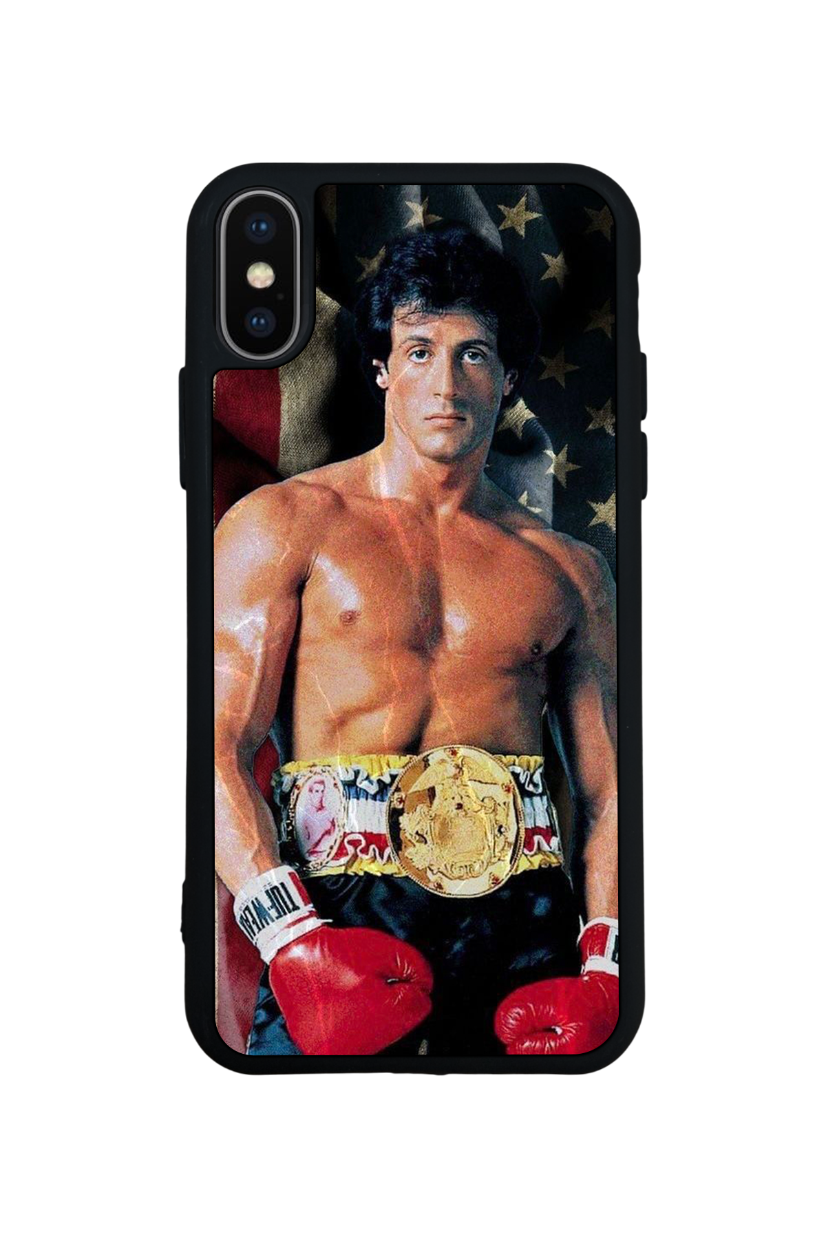 iPhone X/ XS Uyumlu Rocky Tasarımlı Glossy Premium Kılıf