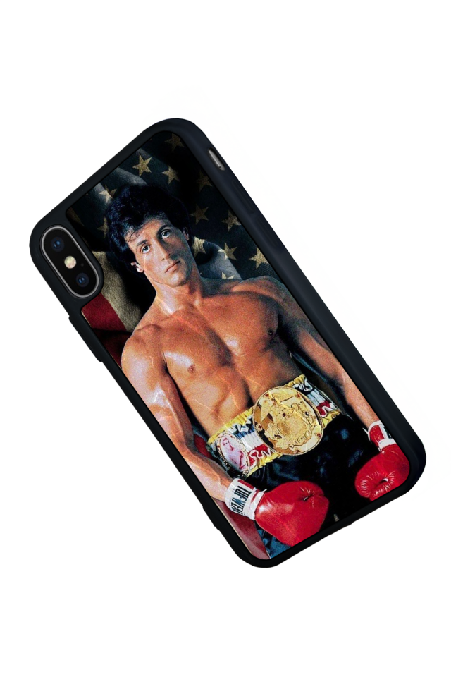 iPhone X/ XS Uyumlu Rocky Tasarımlı Glossy Premium Kılıf