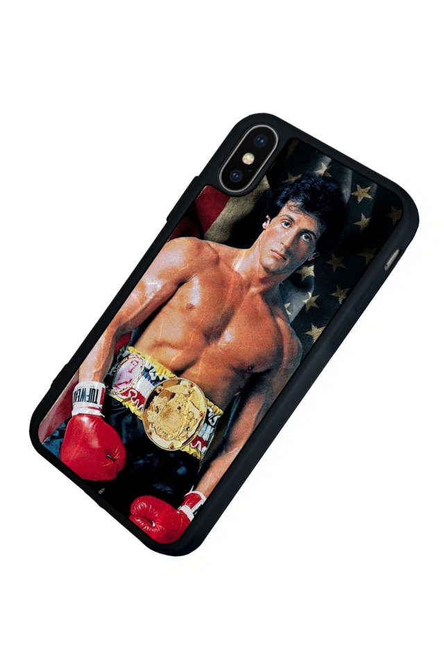 iPhone X/ XS Uyumlu Rocky Tasarımlı Glossy Premium Kılıf