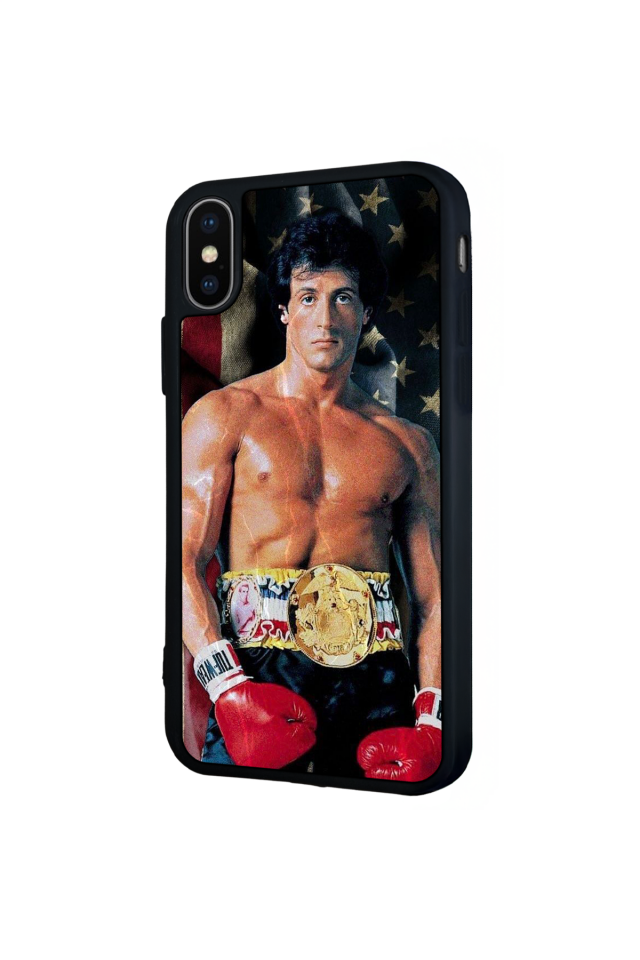 iPhone X/ XS Uyumlu Rocky Tasarımlı Glossy Premium Kılıf