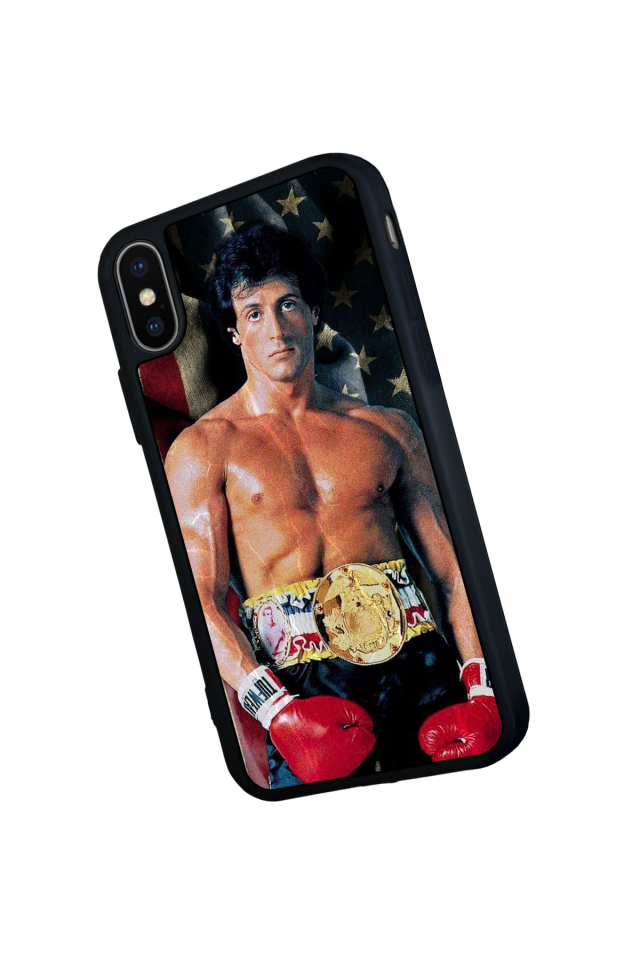 iPhone X/ XS Uyumlu Rocky Tasarımlı Glossy Premium Kılıf