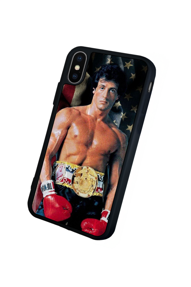 iPhone X/ XS Uyumlu Rocky Tasarımlı Glossy Premium Kılıf