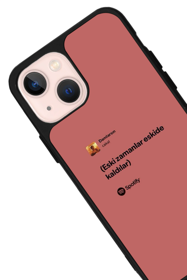 iPhone 15 Uyumlu Sarki Sozleri Tasarımlı Glossy Premium Kılıf