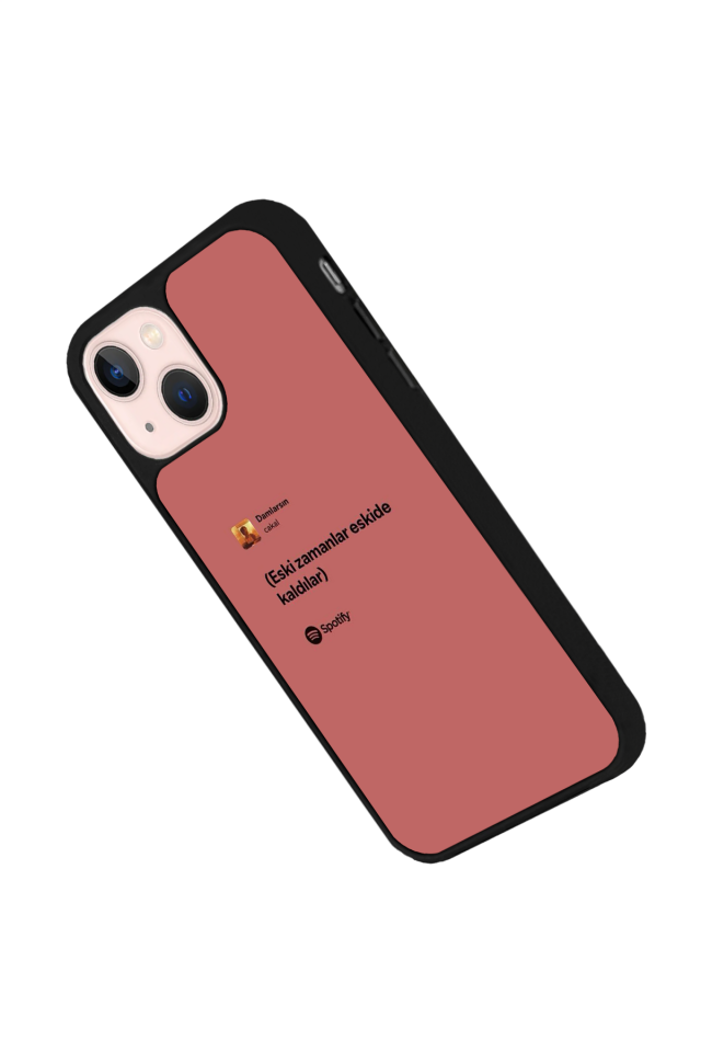 iPhone 15 Uyumlu Sarki Sozleri Tasarımlı Glossy Premium Kılıf
