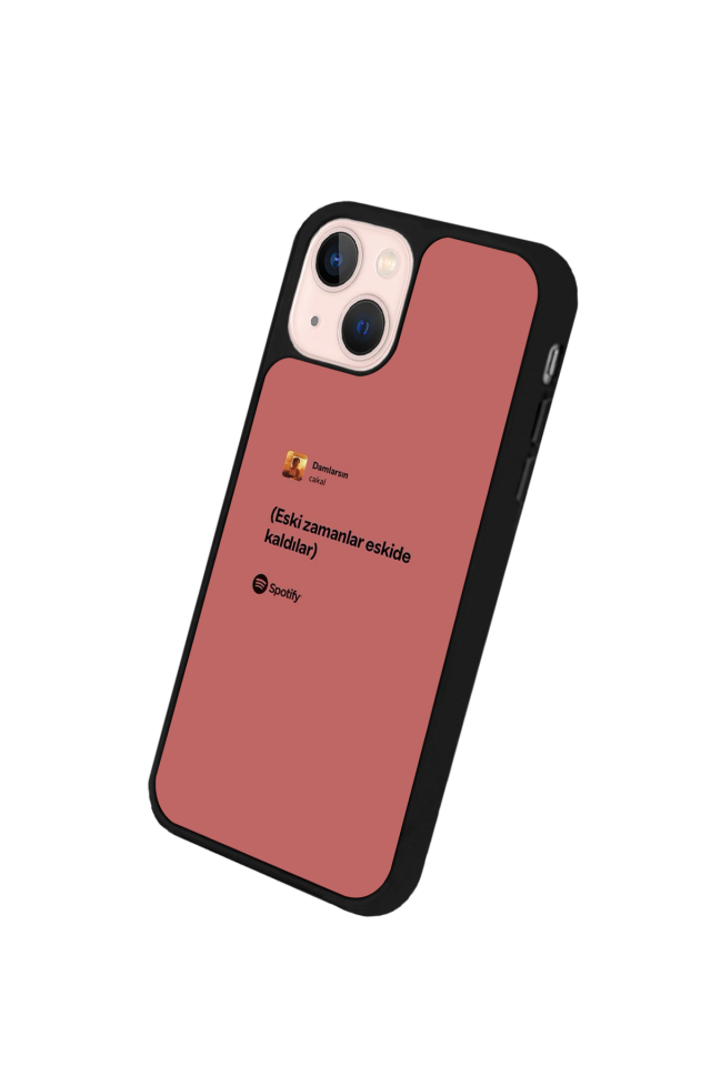 iPhone 15 Uyumlu Sarki Sozleri Tasarımlı Glossy Premium Kılıf
