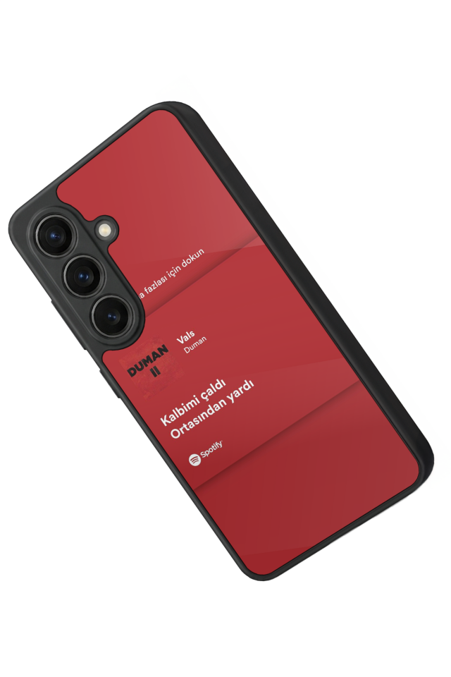 Samsung Galaxy S26 Uyumlu Sarki Sozleri Tasarımlı Glossy Premium Kılıf