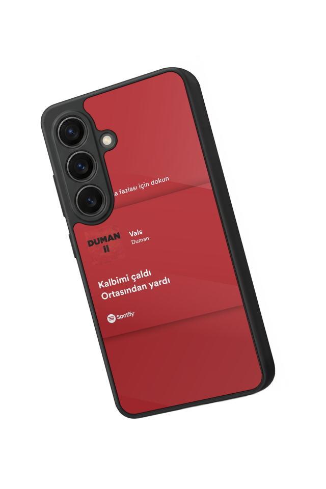 Samsung Galaxy S26 Uyumlu Sarki Sozleri Tasarımlı Glossy Premium Kılıf