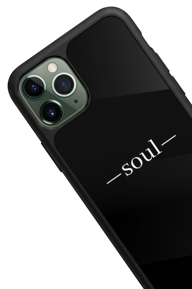 iPhone 11 Pro Max Uyumlu SOUL Tasarımlı Glossy Premium Kılıf