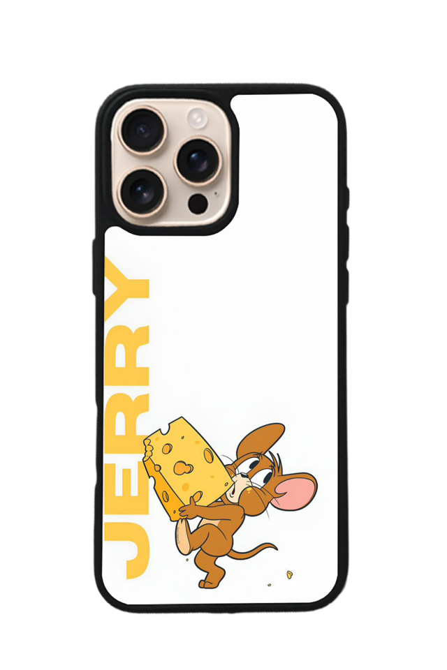 iPhone 15 Pro Uyumlu Tom And Jerry Tasarımlı Glossy Premium Kılıf