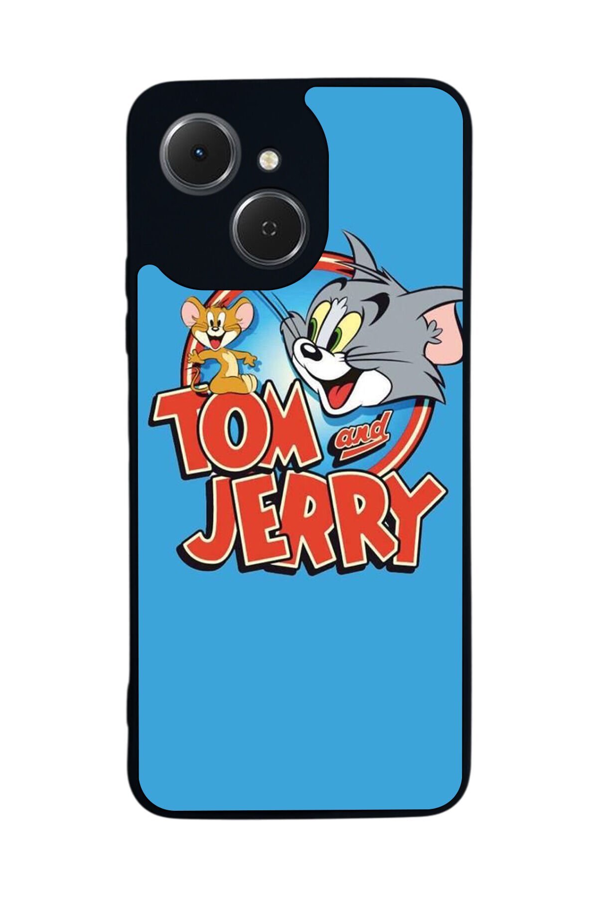 Tecno Spark 40C Uyumlu Tom And Jerry Tasarımlı Glossy Premium Kılıf