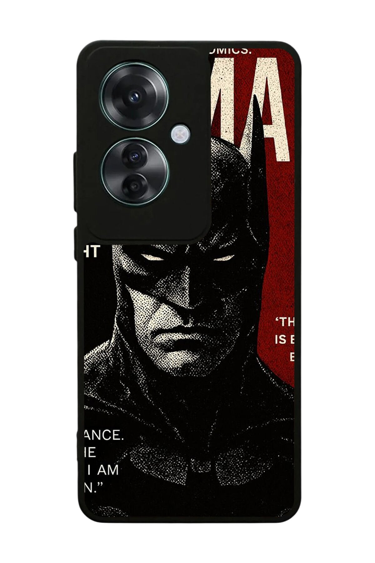 Oppo Reno 11F Uyumlu Batman Tasarımlı Glossy Premium Kılıf