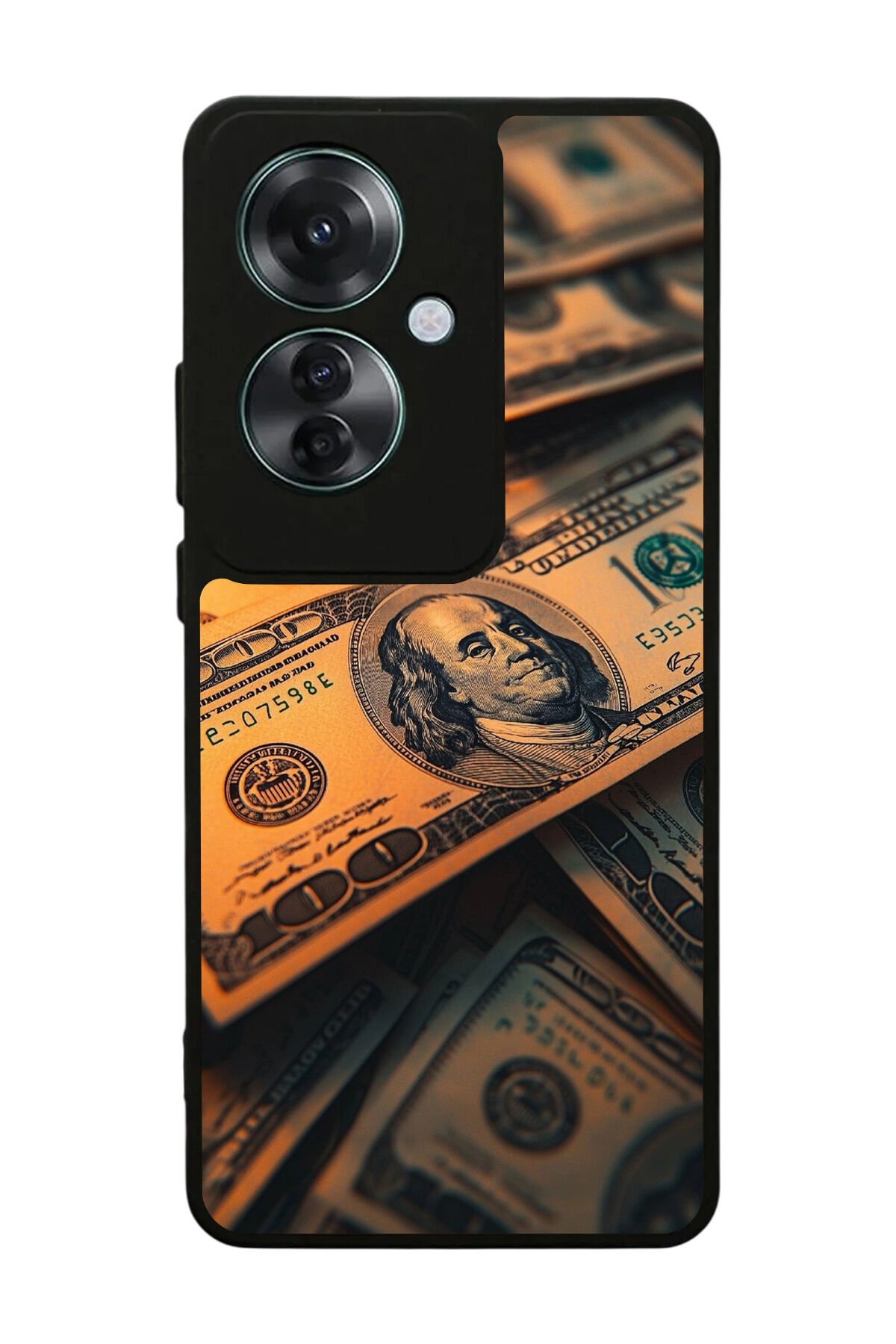 Oppo Reno 11F Uyumlu Para Tasarımlı Glossy Premium Kılıf