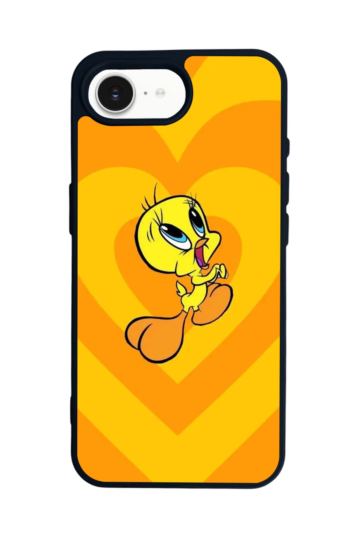 iPhone 16E Uyumlu Tweety Tasarımlı Glossy Premium Kılıf