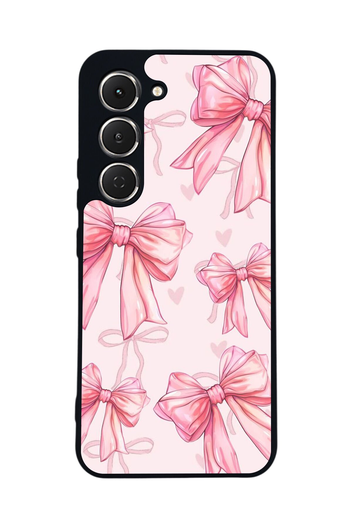 Tecno Spark 40 Pro Uyumlu Kurdele Tasarımlı Glossy Premium Kılıf