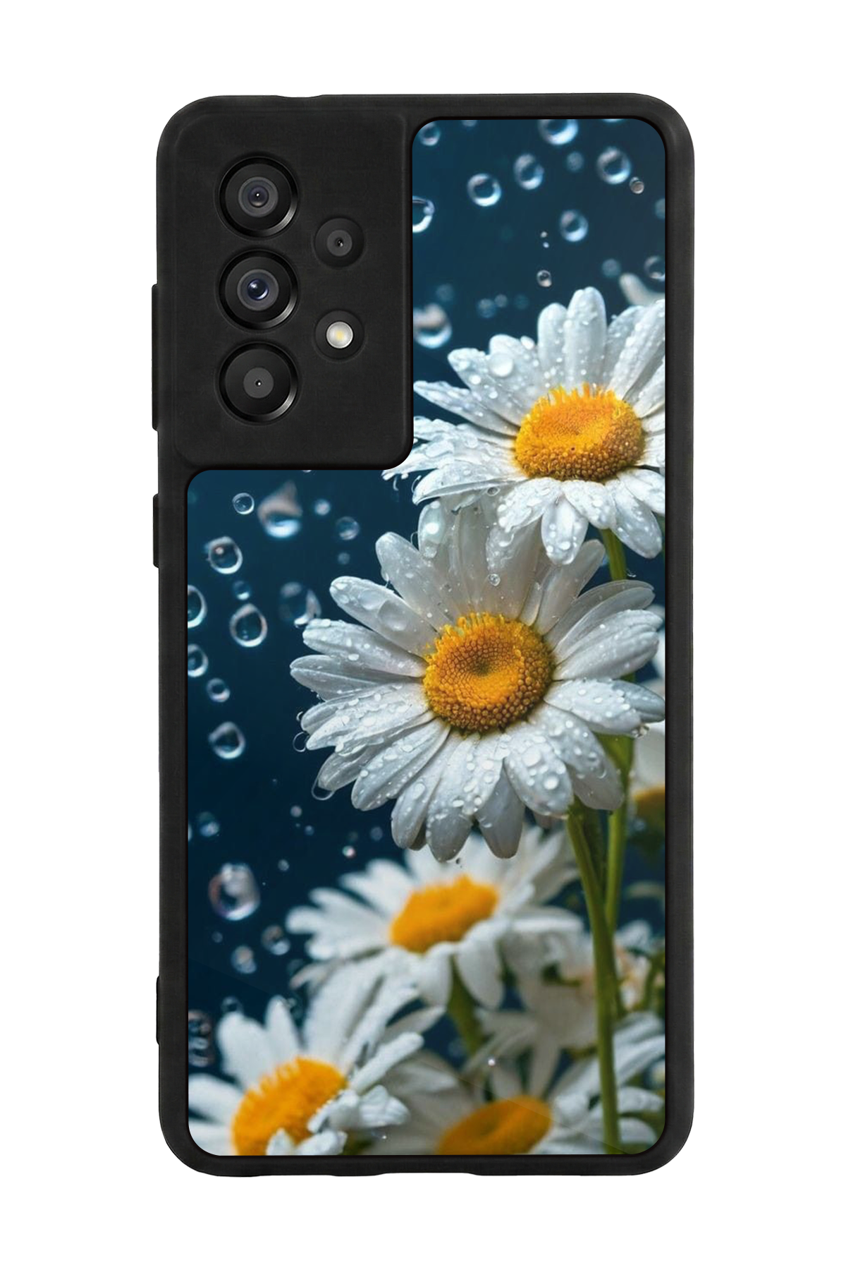 Samsung Galaxy A73 Uyumlu Cicek Tasarımlı Glossy Premium Kılıf
