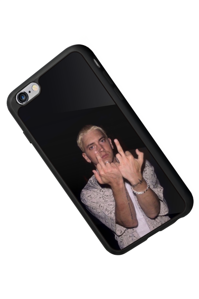 iPhone 6s Plus Uyumlu Eminem Tasarımlı Glossy Premium Kılıf