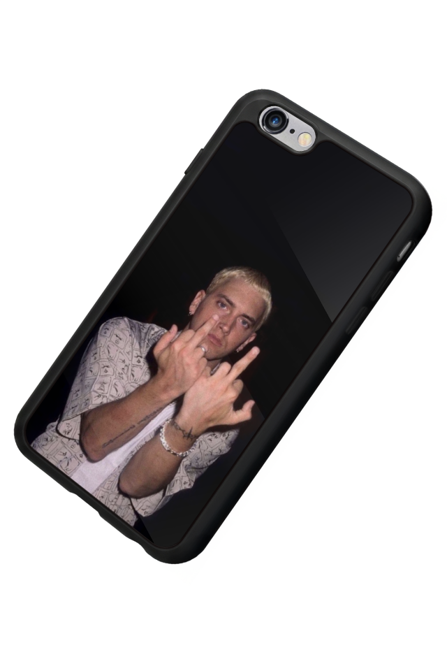 iPhone 6s Plus Uyumlu Eminem Tasarımlı Glossy Premium Kılıf