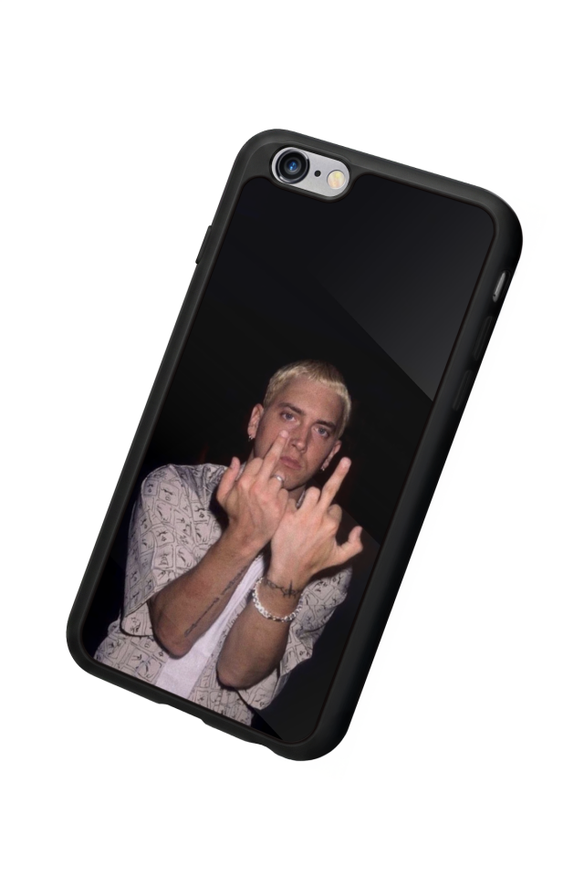 iPhone 6s Plus Uyumlu Eminem Tasarımlı Glossy Premium Kılıf