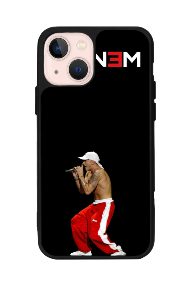 iPhone 15 Plus Uyumlu Eminem Tasarımlı Glossy Premium Kılıf