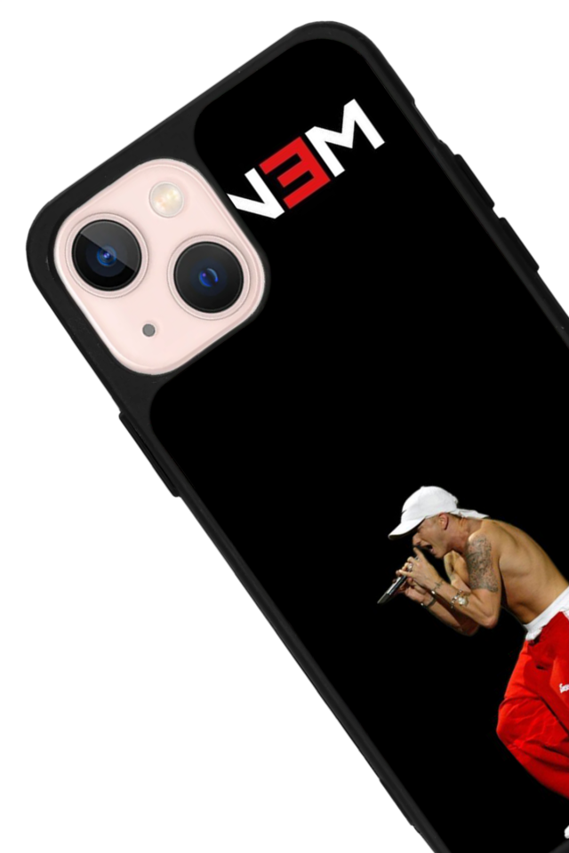 iPhone 15 Plus Uyumlu Eminem Tasarımlı Glossy Premium Kılıf