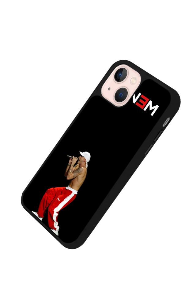 iPhone 15 Plus Uyumlu Eminem Tasarımlı Glossy Premium Kılıf