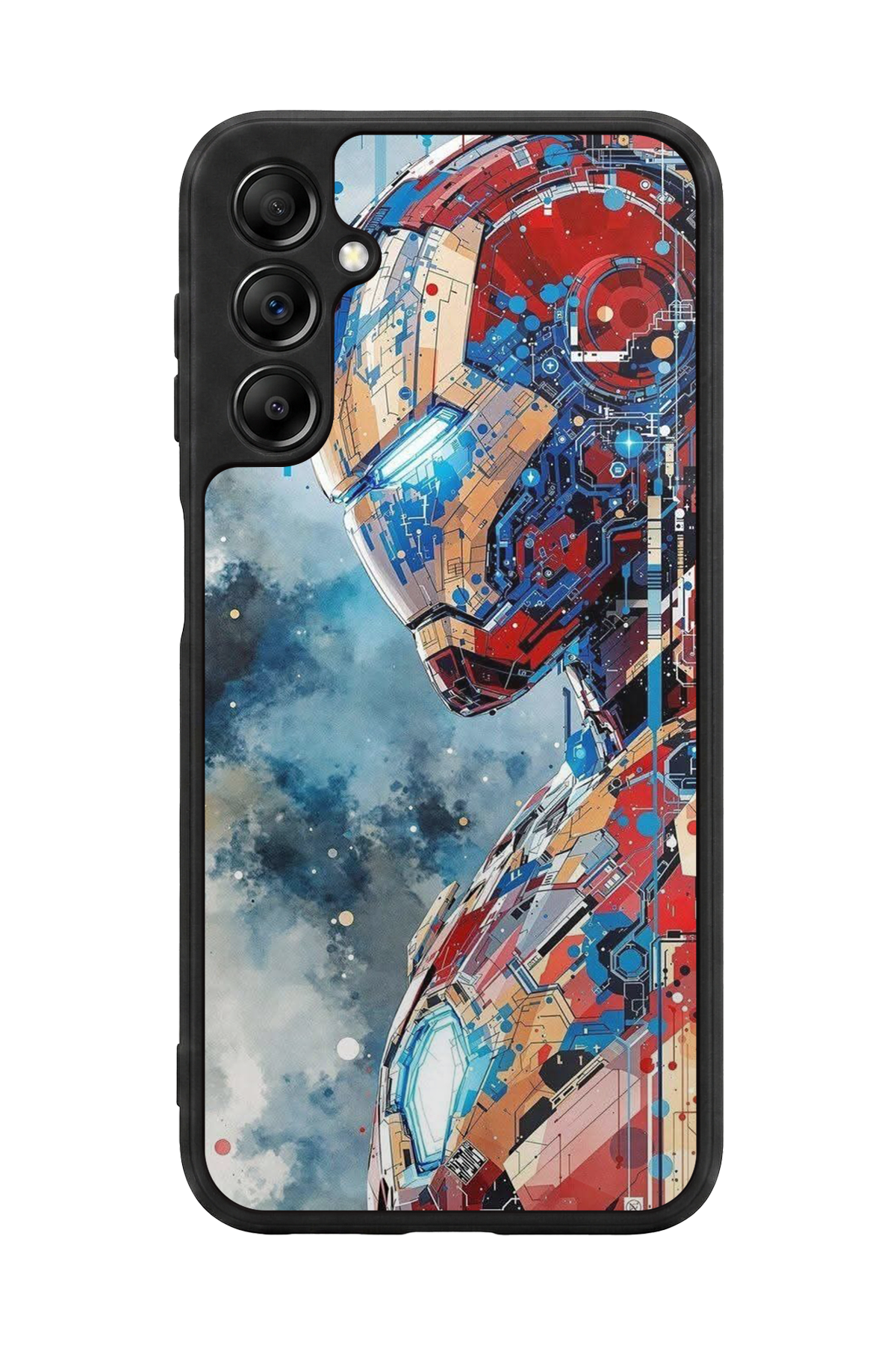 Samsung Galaxy A14 Uyumlu Iron Man ( Demir Adam ) Tasarımlı Glossy Premium Kılıf