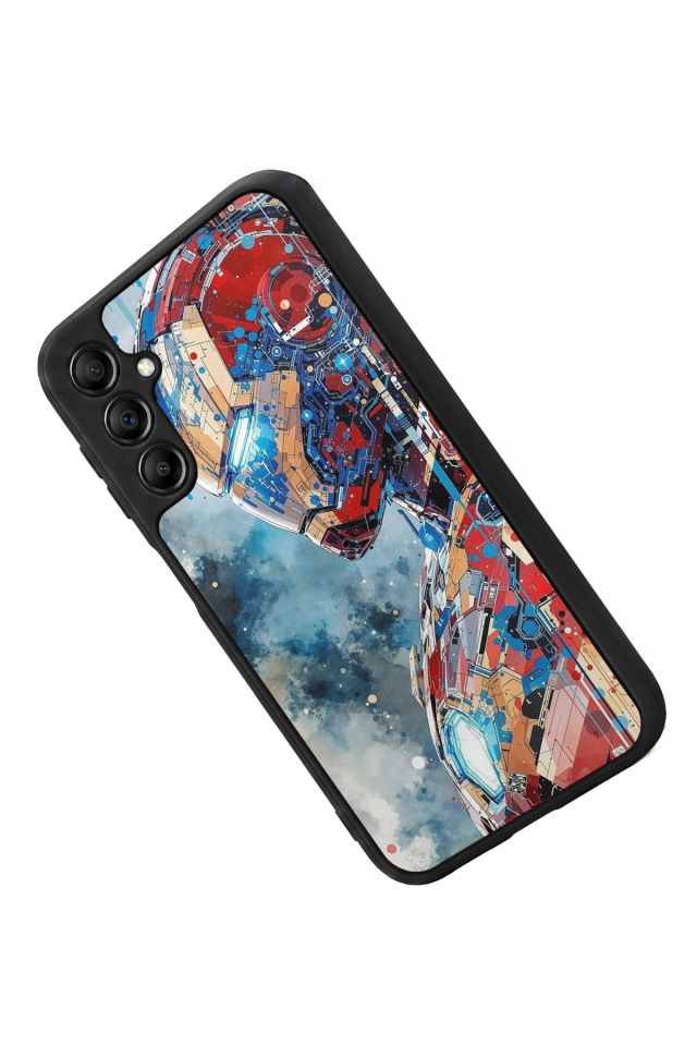Samsung Galaxy A14 Uyumlu Iron Man ( Demir Adam ) Tasarımlı Glossy Premium Kılıf