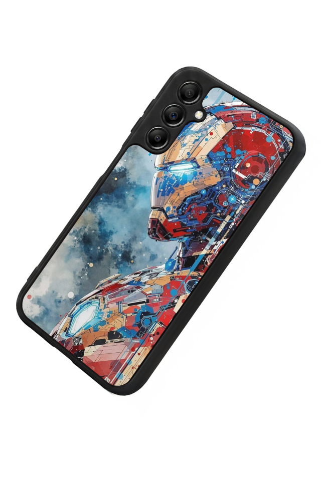 Samsung Galaxy A14 Uyumlu Iron Man ( Demir Adam ) Tasarımlı Glossy Premium Kılıf