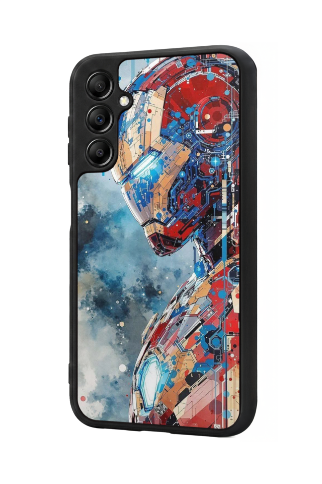 Samsung Galaxy A14 Uyumlu Iron Man ( Demir Adam ) Tasarımlı Glossy Premium Kılıf
