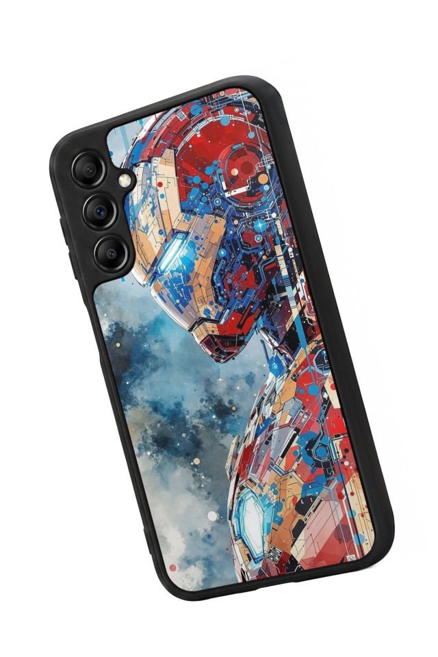 Samsung Galaxy A14 Uyumlu Iron Man ( Demir Adam ) Tasarımlı Glossy Premium Kılıf