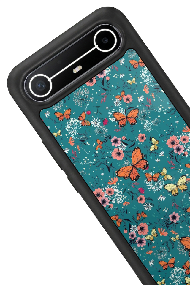 Tecno Spark Slim 5G Uyumlu Kelebek Tasarımlı Glossy Premium Kılıf