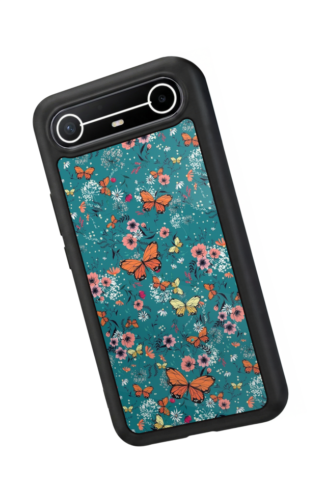 Tecno Spark Slim 5G Uyumlu Kelebek Tasarımlı Glossy Premium Kılıf